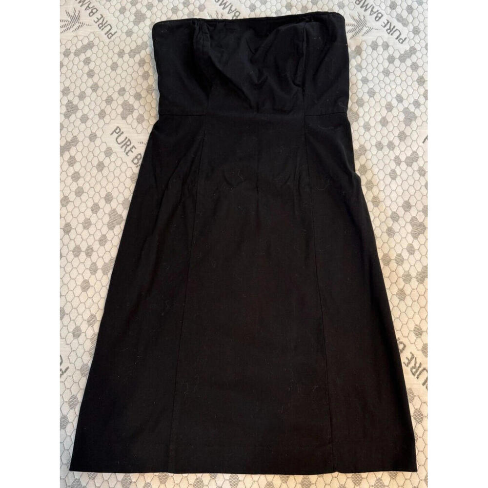 Ann Taylor Women's Black Strapless Cocktail Dress, Size 4P